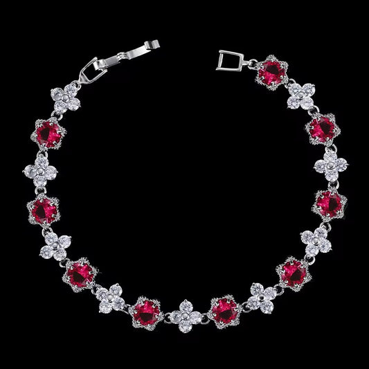 Bracelet en pierre de Zircon ( argent )