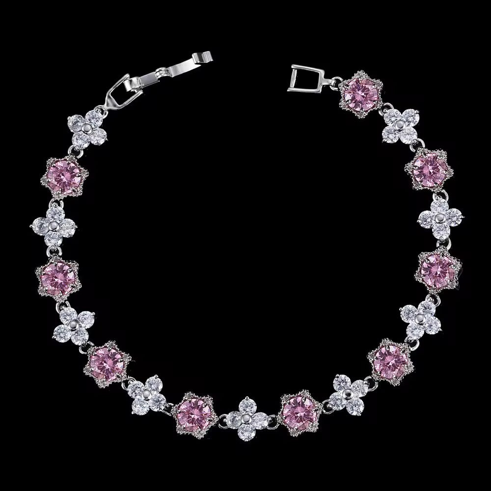 Bracelet en pierre de Zircon ( argent )
