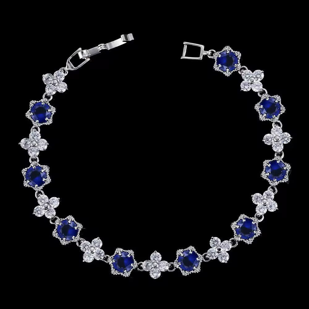 Bracelet en pierre de Zircon ( argent )