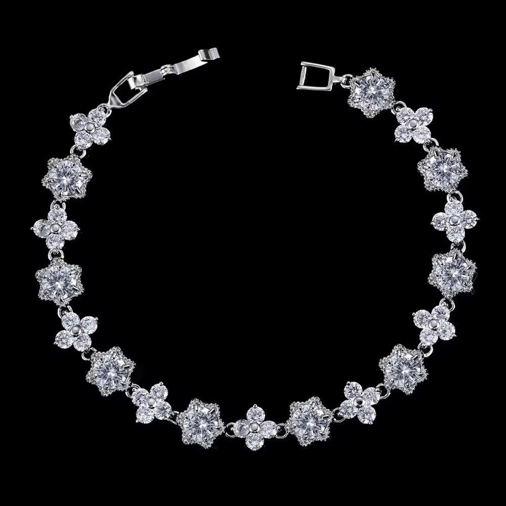 Bracelet en pierre de Zircon ( argent )